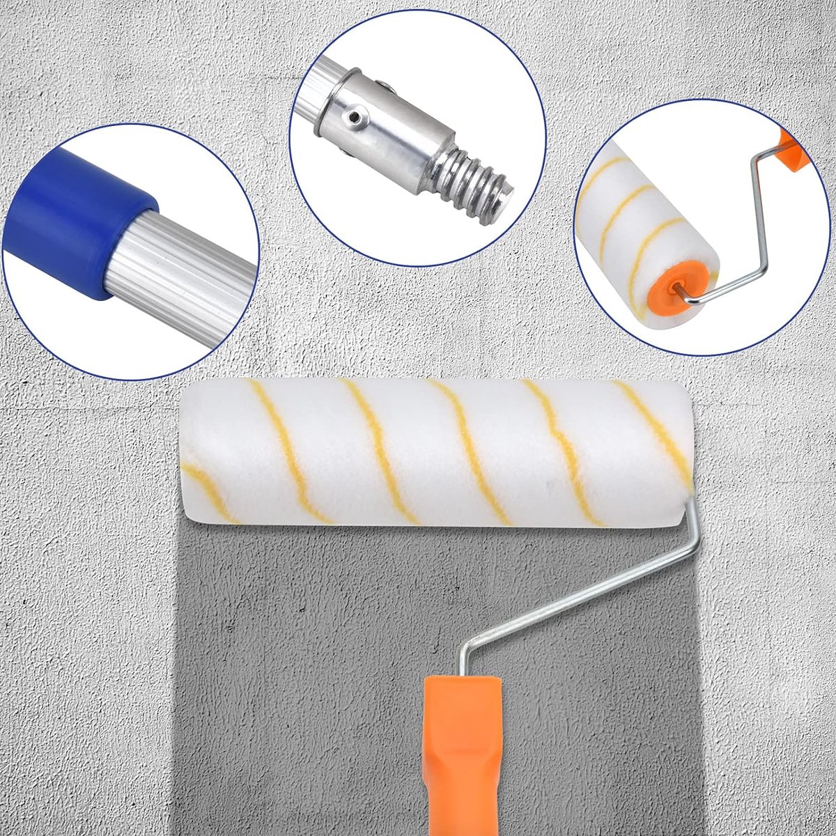 Fastbox verfkwast set Schilderset Verfrollen Accessoires voor schilderen