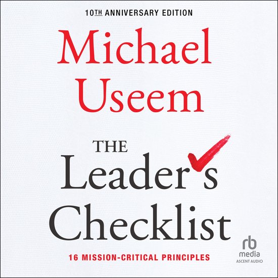 The Leader's Checklist, 10th Anniversary Edition - cover
