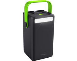 Trust Redoh XXL – 50.000 mAh Powerbank – voor Noodpakket – Snellader 18W – Power Delivery & QC 3.0 – USB C & 3x USB A – Geschikt voor o.a. iPhone en Samsung – Zwart