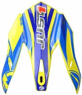 Just1 J32 Pro Helmklep-Just1 J32 Pro Rave Blue/Yellow