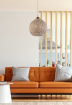 Asir - Kroonluchter - Bruin-wit - 24 x 55 x 24 cm