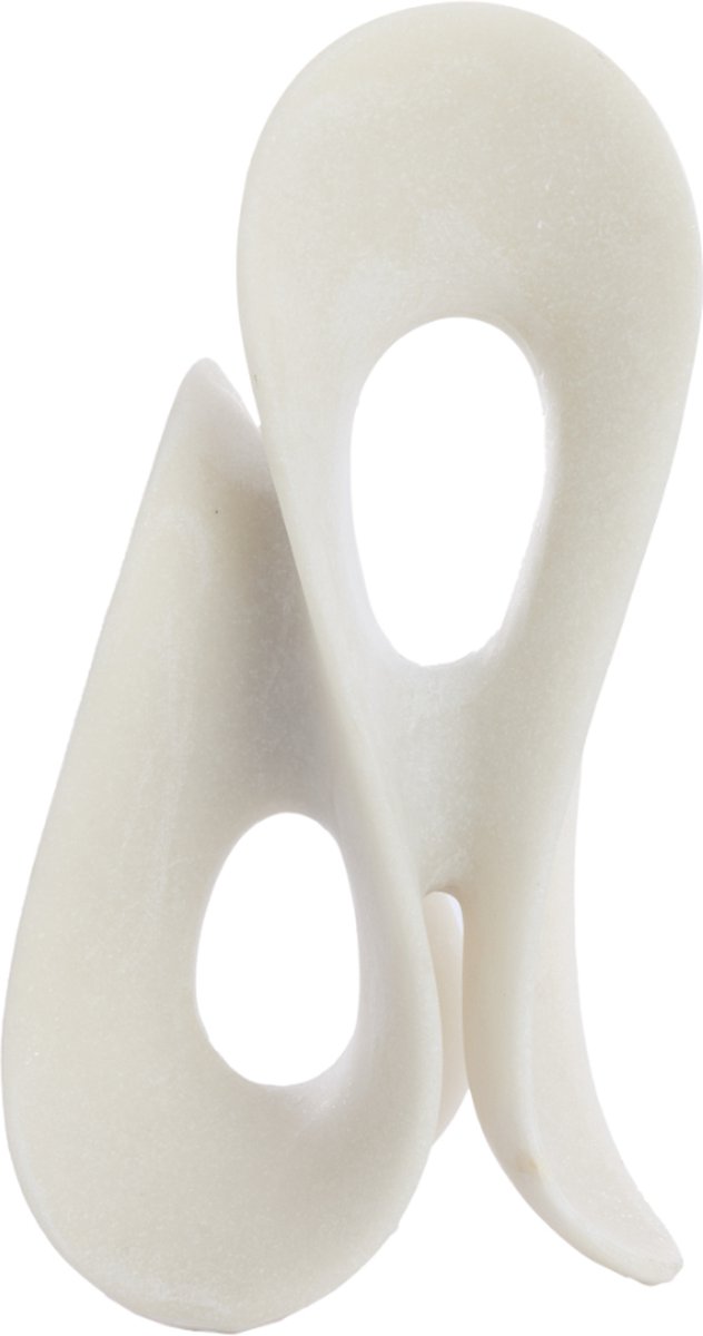Ornament ZAZINA - 20.5x19x39cm - Wit
