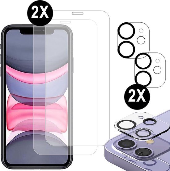 Ringke Gehard glas camerabescherming compatibel met iPhone 15 Pro Max [2 stuks] 9H hardheid camera lens bescherming anti-kras geen flitsinterferentie - helder