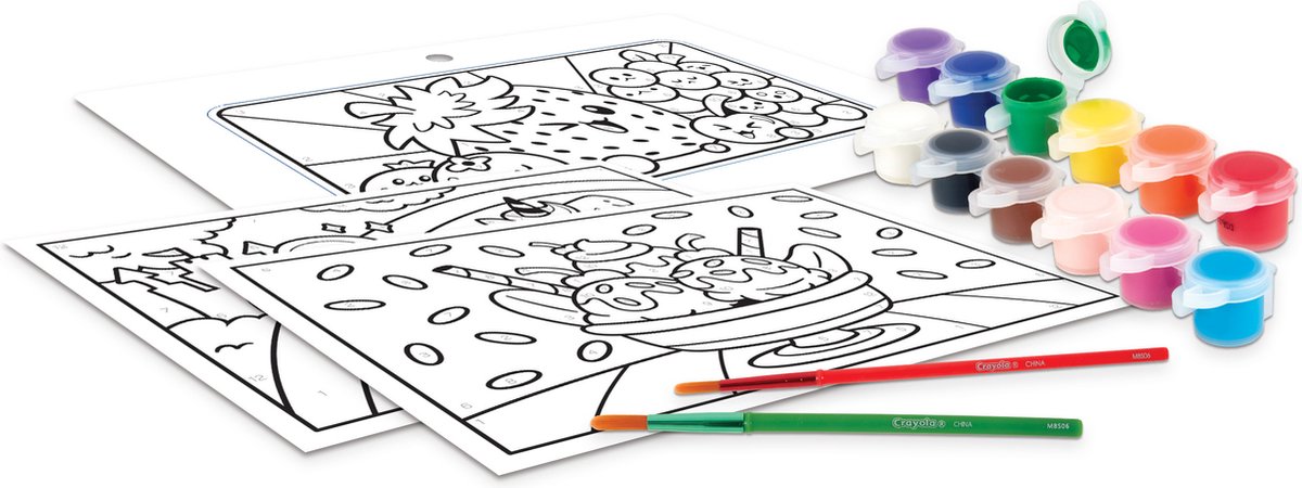 Crayola - Hobbypakket - Schilderen op Nummer - Knutselset Voor Kinderen — afbeelding 4