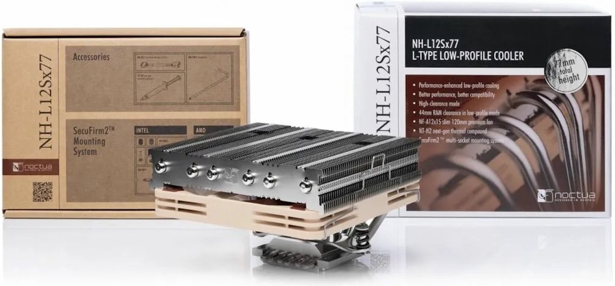 Noctua Nh-L12Sx77 - 1400 - 1850 Rpm - 16.8 - 23.9 Dba - Voor Intel 1150, 1151, koeler - afbeelding 3
