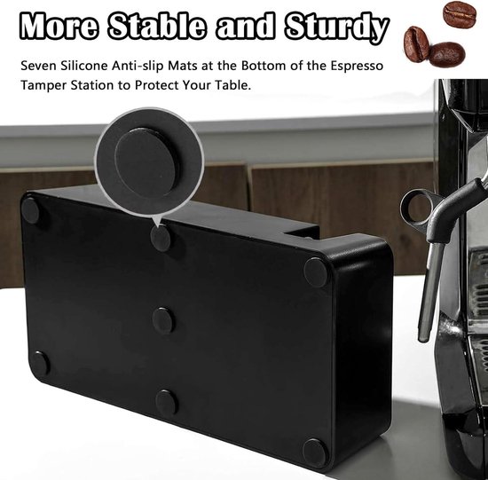 Boîte à Expresso NEOUZA En Palissandre - Organisation Pour Outils Café 51, 54, 58 Mm, Avec Tiroir Et Porte-filtre