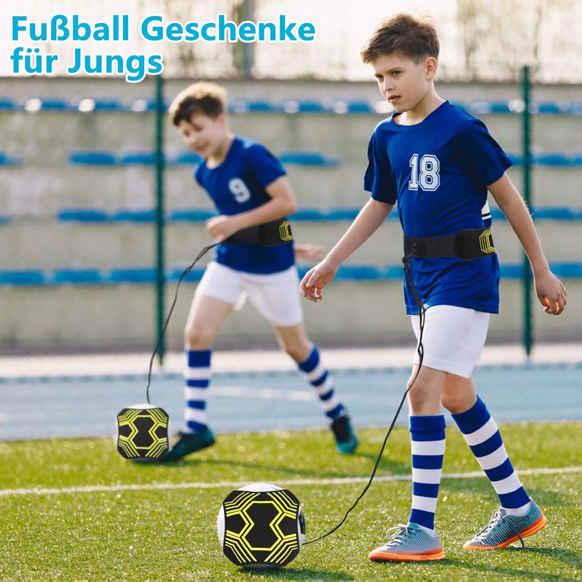 Adidas Squadra 25 Trainingsvest voor Heren | Royal - Geel