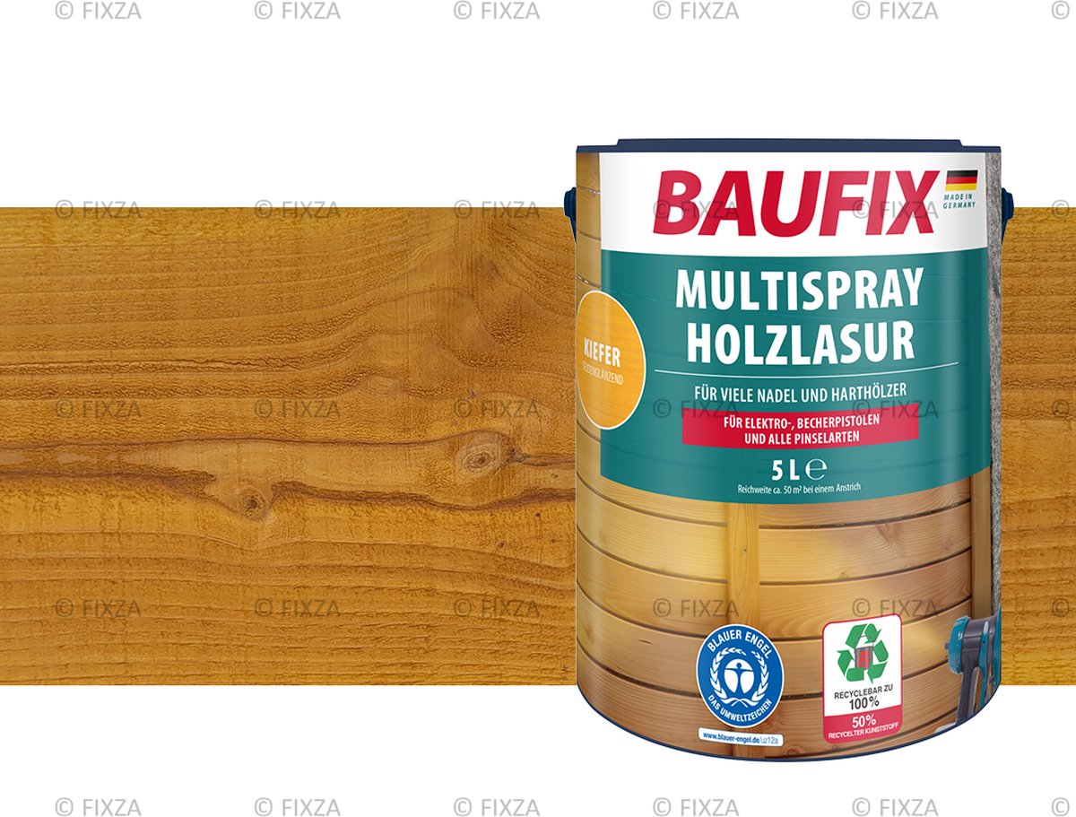 BAUFIX Multi- spray Houtbeits grenen 5 Liter