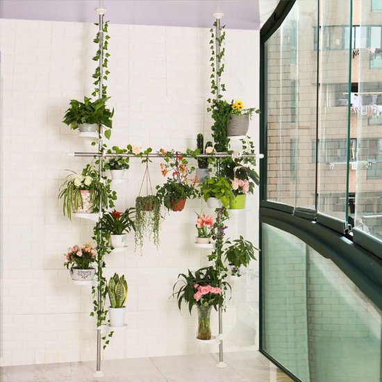 Telescopisch bloemenrek | plantenstandaard 175-275 cm
