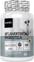 Probiotica capsules voor Honden - 120 breekbare capsules - Puur probiotica - Probiotica hond tegen jeuk - Probiotica hond - Probiotica hond darmflora - Probiotica hond puur - Probiotica hond darmen - Anti jeuk hond - van animigo