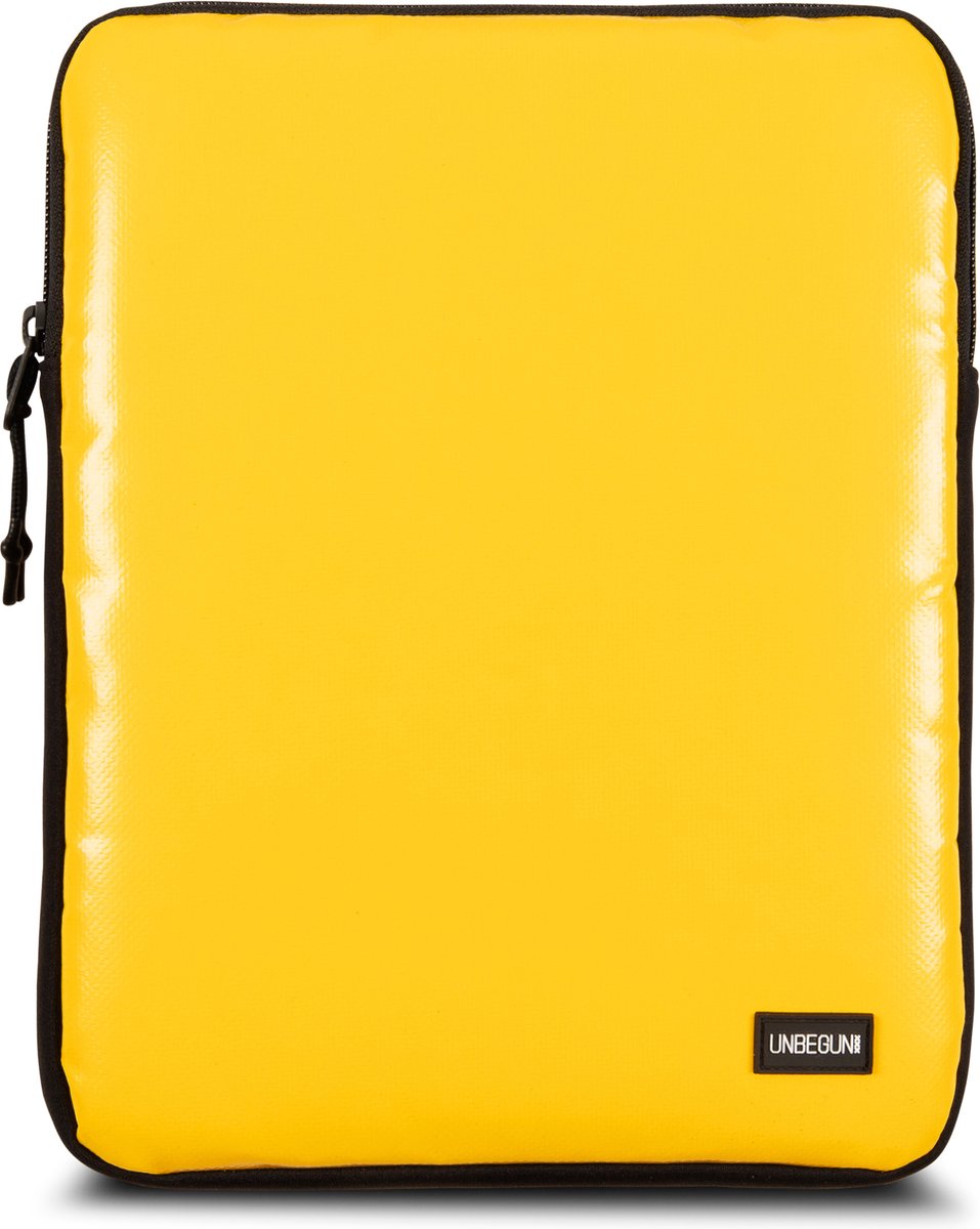 iPad Air 13 inch M4 hoes - Gele sleeve/case (2026) - Duurzame keuze