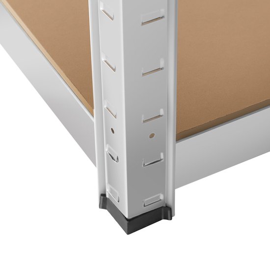 tectake® - Werkplaatsrek met 5 MDF-planken - opbergkast - kelderkast