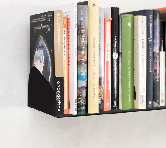 Aan de muur gemonteerde boekenkast handgemaakte meubels boekenplanken
