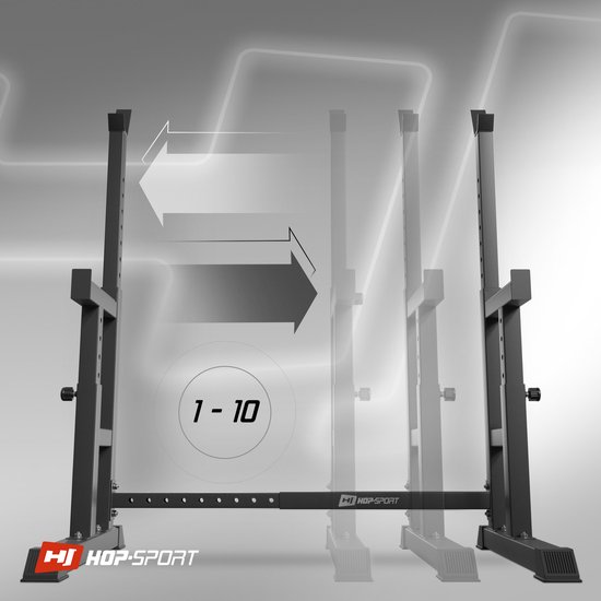 Hop-Sport Support de Disques d'Haltère HS-1007A, Étagère de Rangement de Disques de Poids, Barres de musculation, Rack de Rangement - Sport