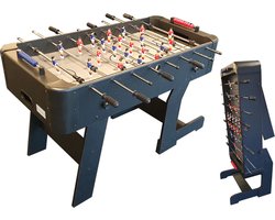 TopTable Score Fold-Up Black - Opklapbare Voetbaltafel met 13mm Stangen