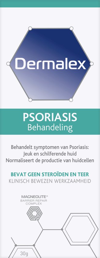 Dermalex Repair Psoriasis Crème - voor de behandeling van symptomen van psoriasis - 30 gr