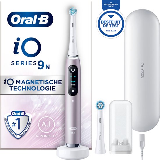 Foto: Oral b io 9n elektrische tandenborstel rose quartz