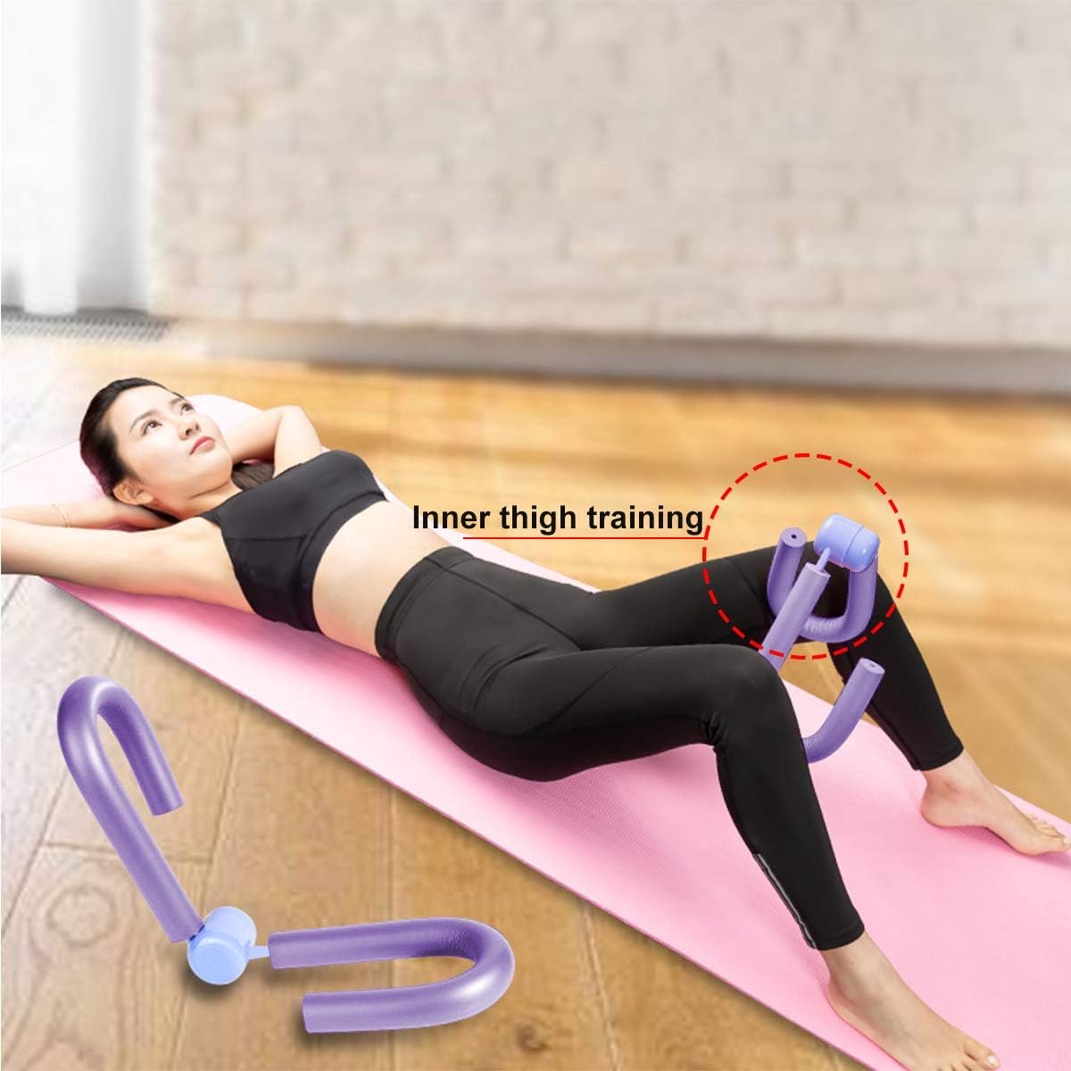 Floor Trainer voor dames en heren (verstelbaar - hoek en kracht), Bekkenbodemtrainer, Multifunctionele beentrainer voor thuis