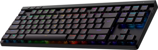 Foto: Logitech g515 lightspeed tkl draadloos gaming toetsenbord rgb qwerty us zwart