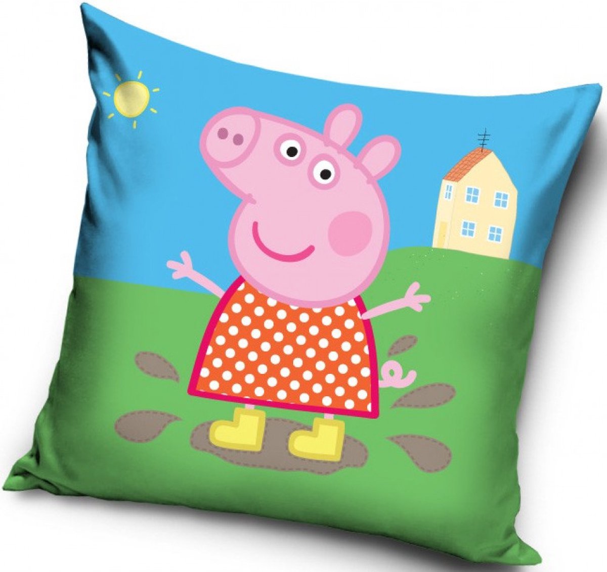Peppa pig - kussensloop - 40 x 40 cm - exclusief vulling