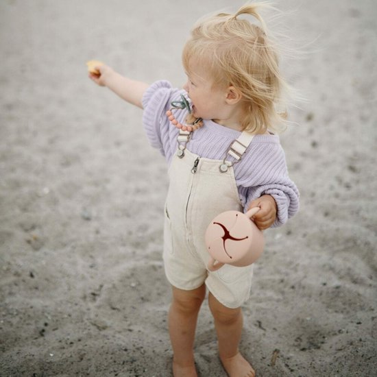 Mushie - Siliconen Snack Cup - Snackcups - Blush van Mushie — afbeelding 5
