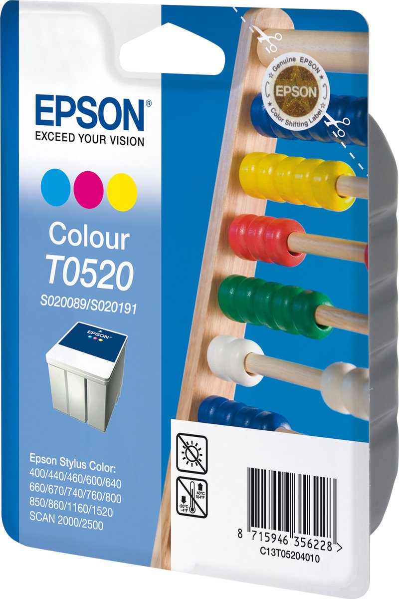 Epson T052 - Inktcartridge / Cyaan / Magenta / Geel