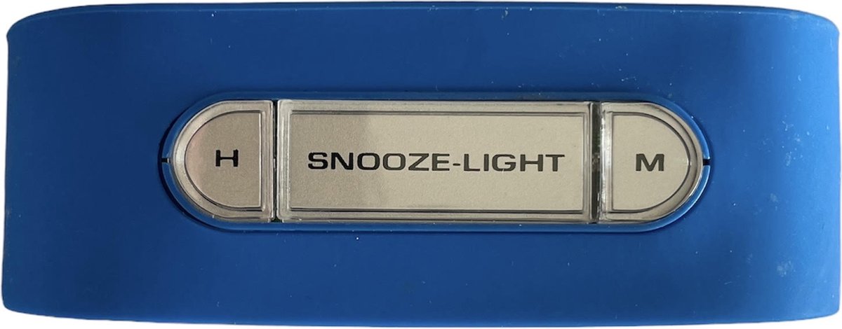 Digitale Wekker Klok - 12 uurs wekker - Werkt Op Batterijen - AM/PM - Makkelijk Instelbaar Alarm met Snooze en licht Functie - Kinderwekker Reiswekker - Digitale LED Klok/Wekker - Trendy Wekker Met Snooze functie - Stevige Alarmklok - Blauw — cadeau in Elektronica - foto 3