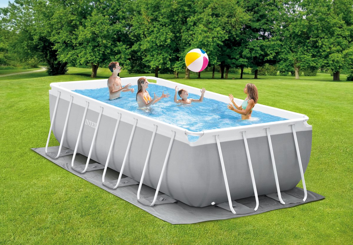 Intex Prism Frame kit piscine avec pompe de filtration - 488 x 244 x 107 cm