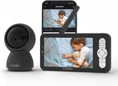 Bol.com Lakoo® BabyGuard Kitty Black - Babyfoon met Camera en app - Babyfoon met monitor - 1080P HD-resolutie - White Noise - wi... aanbieding