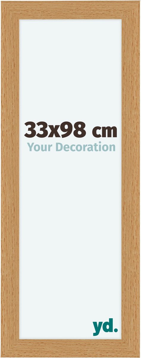 yd. Your Decoration - Fotolijst 33x98 cm - MDF - Beuken - Como