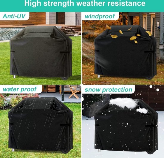 Waterdichte tuinmeubelhoes 120 x 120 x 75 cm terrasmeubelhoezen winddicht, anti-uv zware 400D