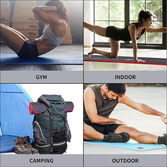 PROIRON Pilates mat Oefening yogamat Extra dikke schuimmat Gym Fitness