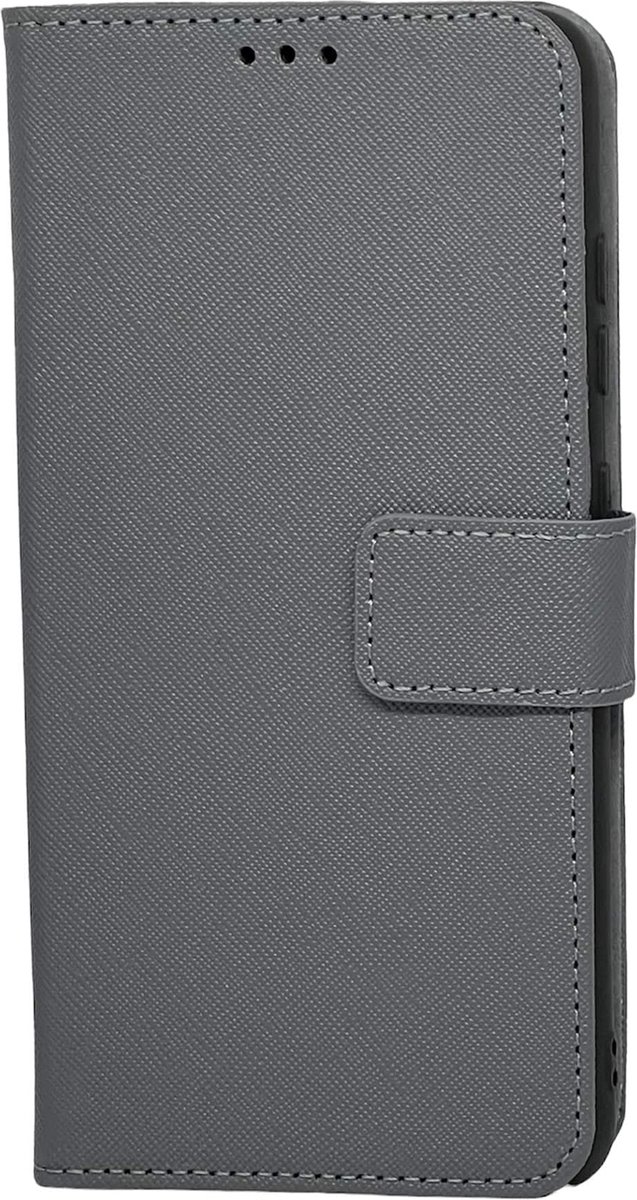 iNcentive PU Wallet Premium Samsung Galaxy S23 demin grey Grijs