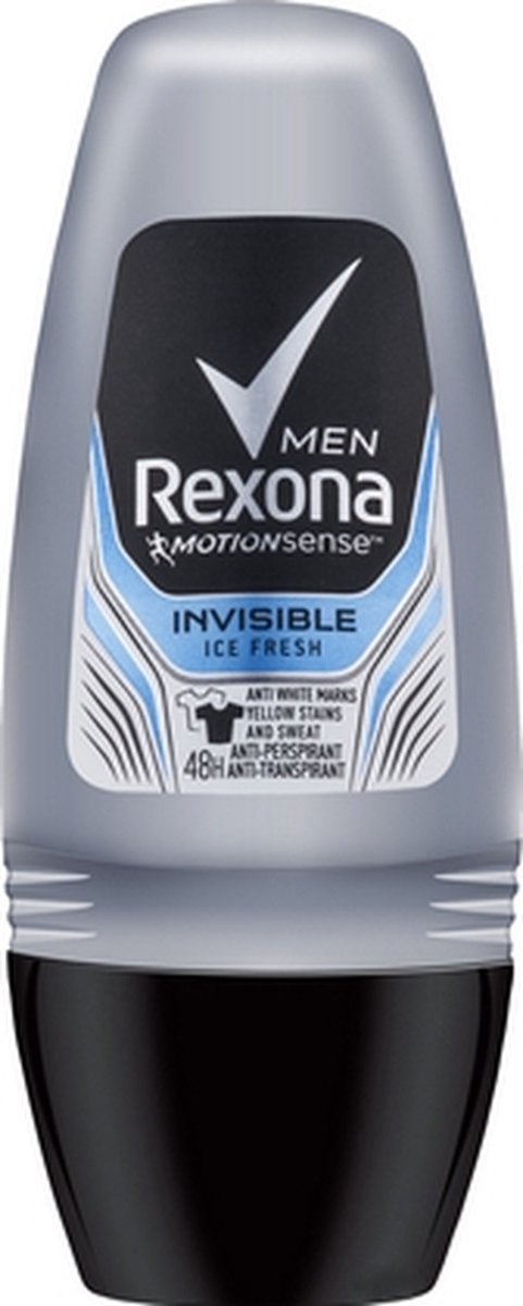 Goedkoopste Rexona Deo Roll On Invis Ice M - 6x50ml - Voordeelverpakking