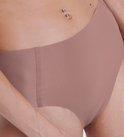 Culotte taille haute brun clair sans couture.