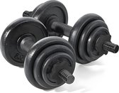 Bol.com Fitby Dumbells - Dumbbells - Verstelbare Dumbells - Halterset - Dumbell Set - Gietijzer - Inclusief Opbergkoffer - 20 KG aanbieding