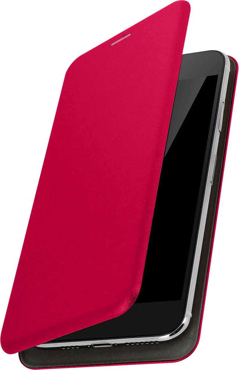 Avizar Foliohoes Kaarthouder en magnetische flap maat L/XL voor smartphone, Fuchsia