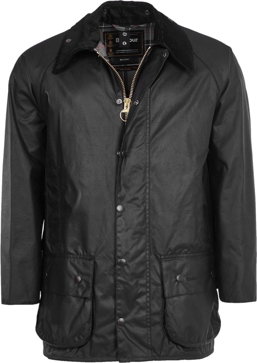Barbour Waxjas Beaufort Black - Maat 56 - Heren - Outdoor jassen
