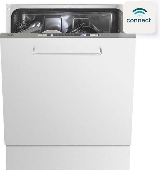 ETNA VW644MC - Inbouw vaatwasser 60cm - Volledig geïntegreerd - ETNA Connect App - 13 Couverts - 7 programma’s - Aquastop - LED binnenverlichting