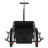 Fietskar met Tas 2 wielen - Aanhangwagen Fiets met opbergzak - Fiets bagage kar - Hondenfietskar