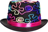 Zwarte Hoed met Neon