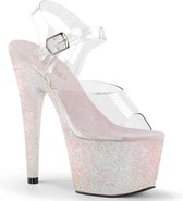 EU 35 = US 5 | ADORE-708HMG | 7 Heel, 2 3/4 PF Ankle Strap Sandal