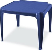 Blauwe stapelbare tafel
