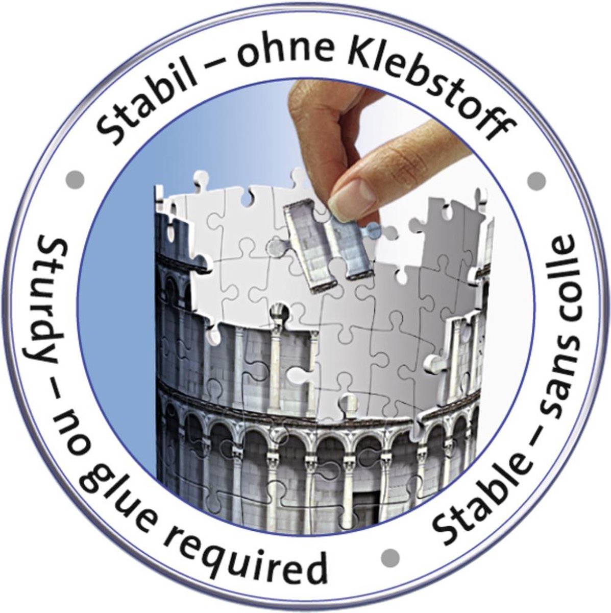 Ravensburger Toren van Pisa- 3D puzzel gebouw - 216 stukjes — afbeelding 3