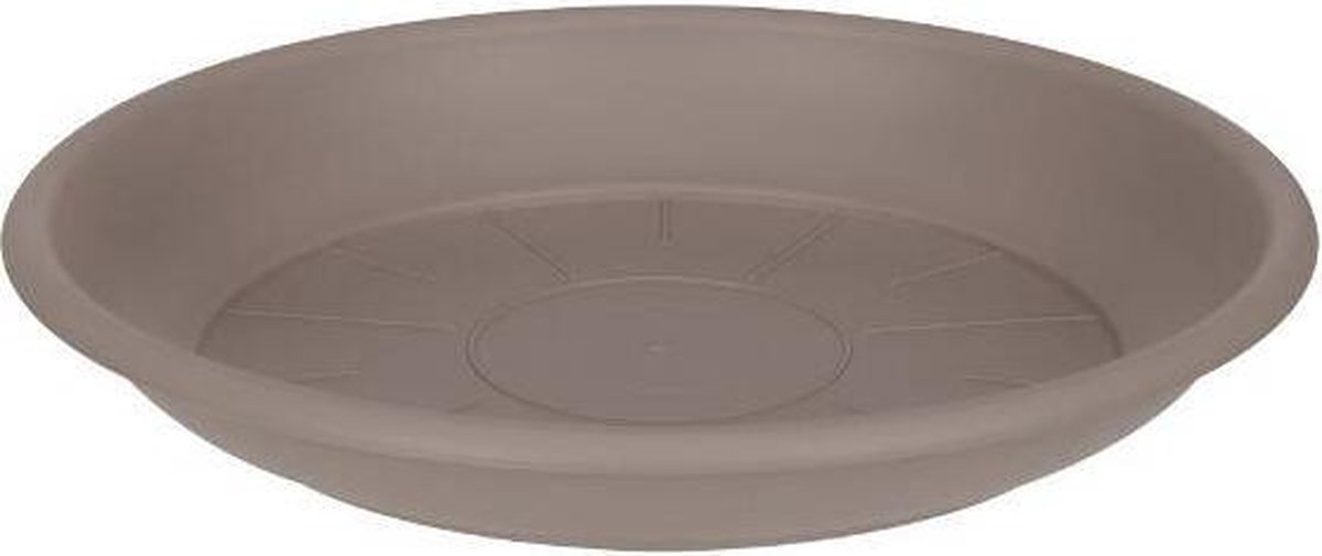 Elho schotel rond 42cm taupe