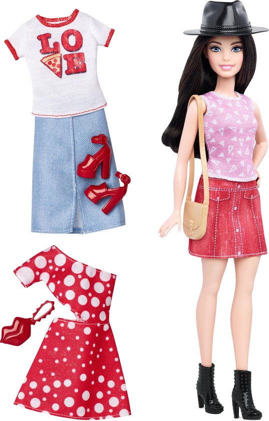 Barbie Fashionistas Petite Donker Haar Fashion Giftset | bol.com