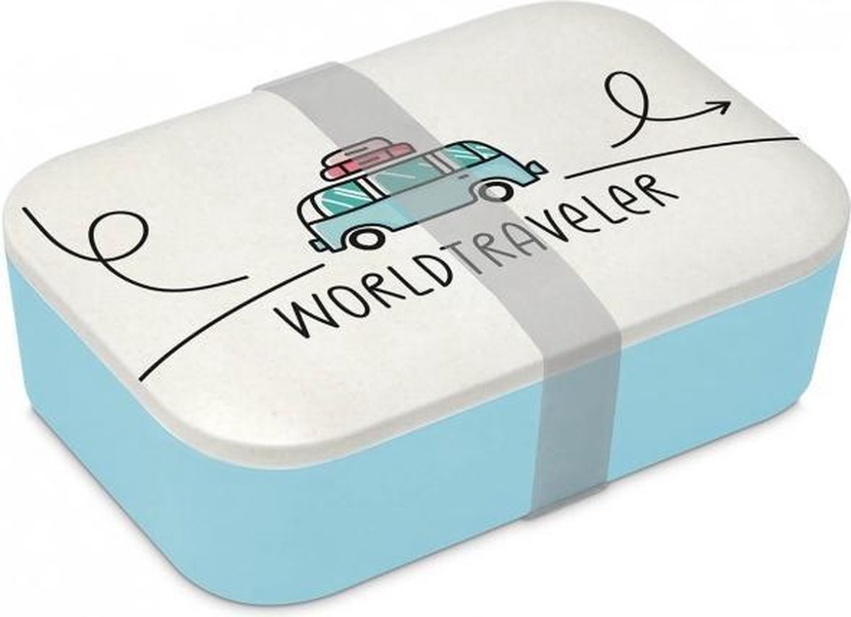 Bamboo lunchbox Worldtraveler - Milieuvriendelijk en duurzaam product