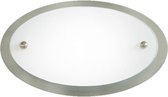 Linea Verdace - Wandlamp Abano Oval kleurig 1XG9-40W - Nikkel mat