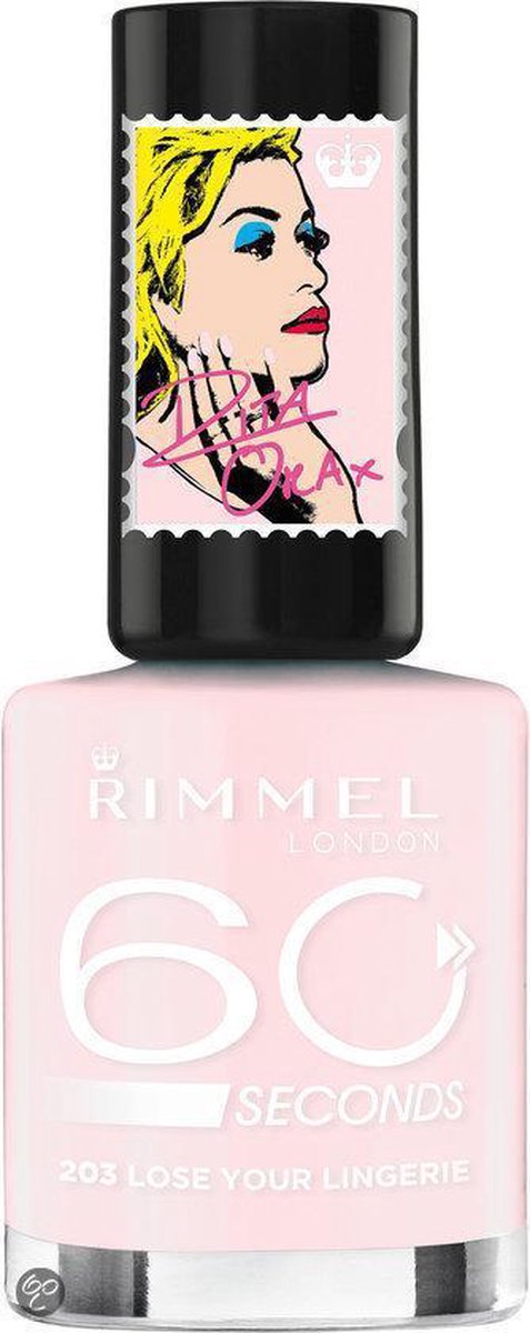 Goedkoopste Rimmel London 60 seconds RO collectie Nagellak - 203 Lose Your Lingerie