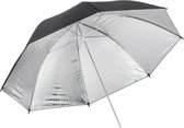 120 cm Zwart/Zilver Flitsparaplu / Flash Umbrella